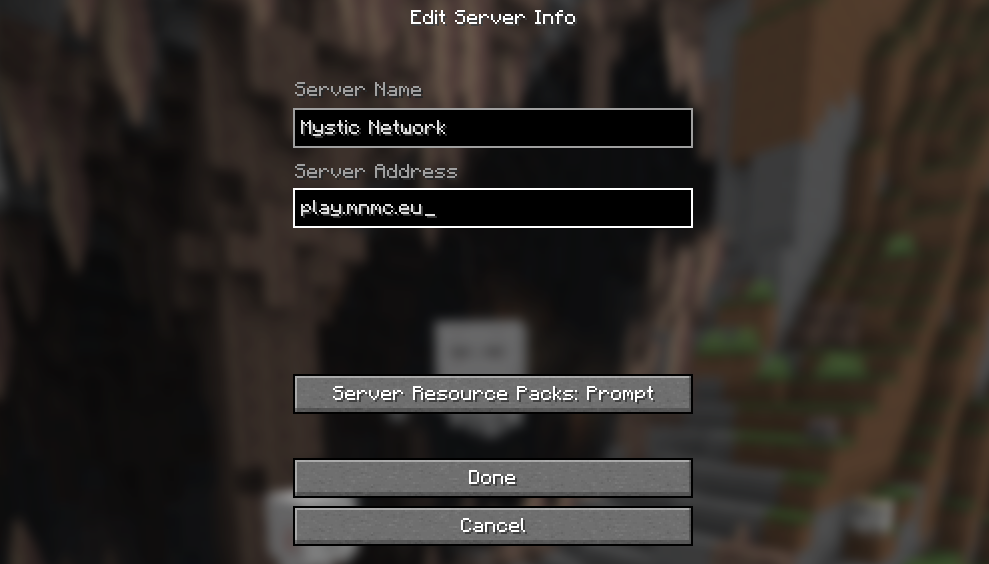 Adding the server
